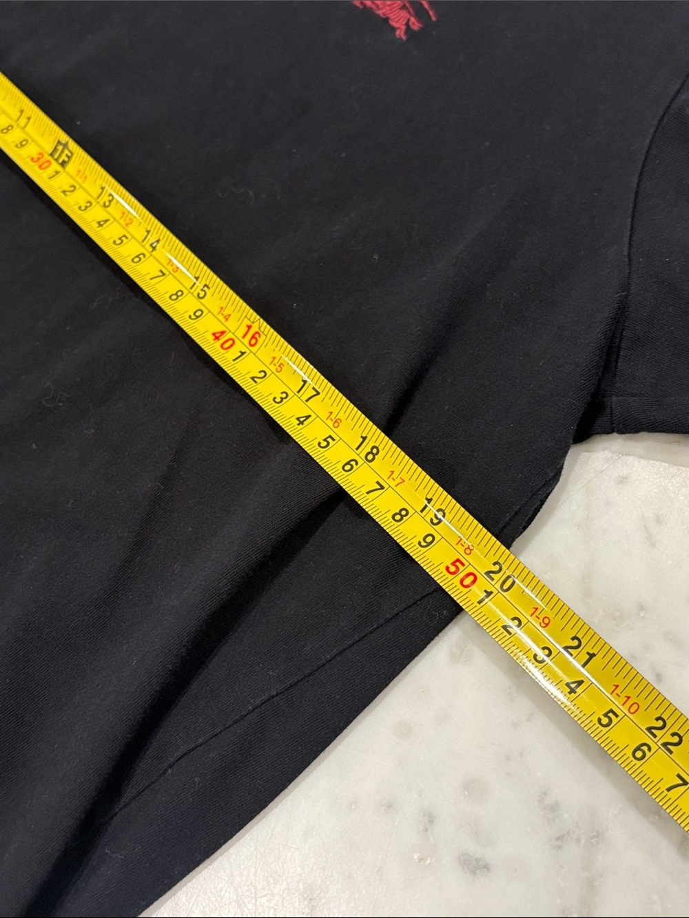 Mens Burberry Blk Cotton Crewneck Tee, Size Lg, slim, Excellent pre owned cond! - Picture 7 of 10